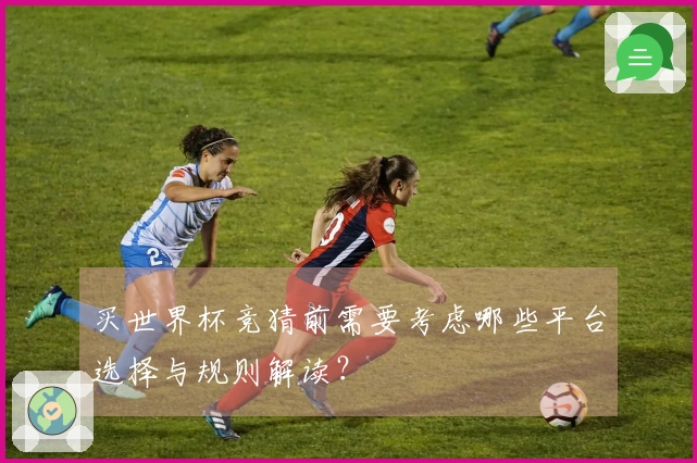 买世界杯竞猜前需要考虑哪些平台选择与规则解读？